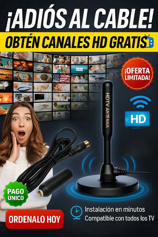 DISFRUTA TV DIGITAL SIN PAGAR CABLE ANTENA TDT